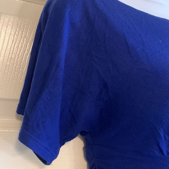 CMM, scoop neck, scrunched for fit, open strap back, short sleeve, Small - Picture 4 of 9